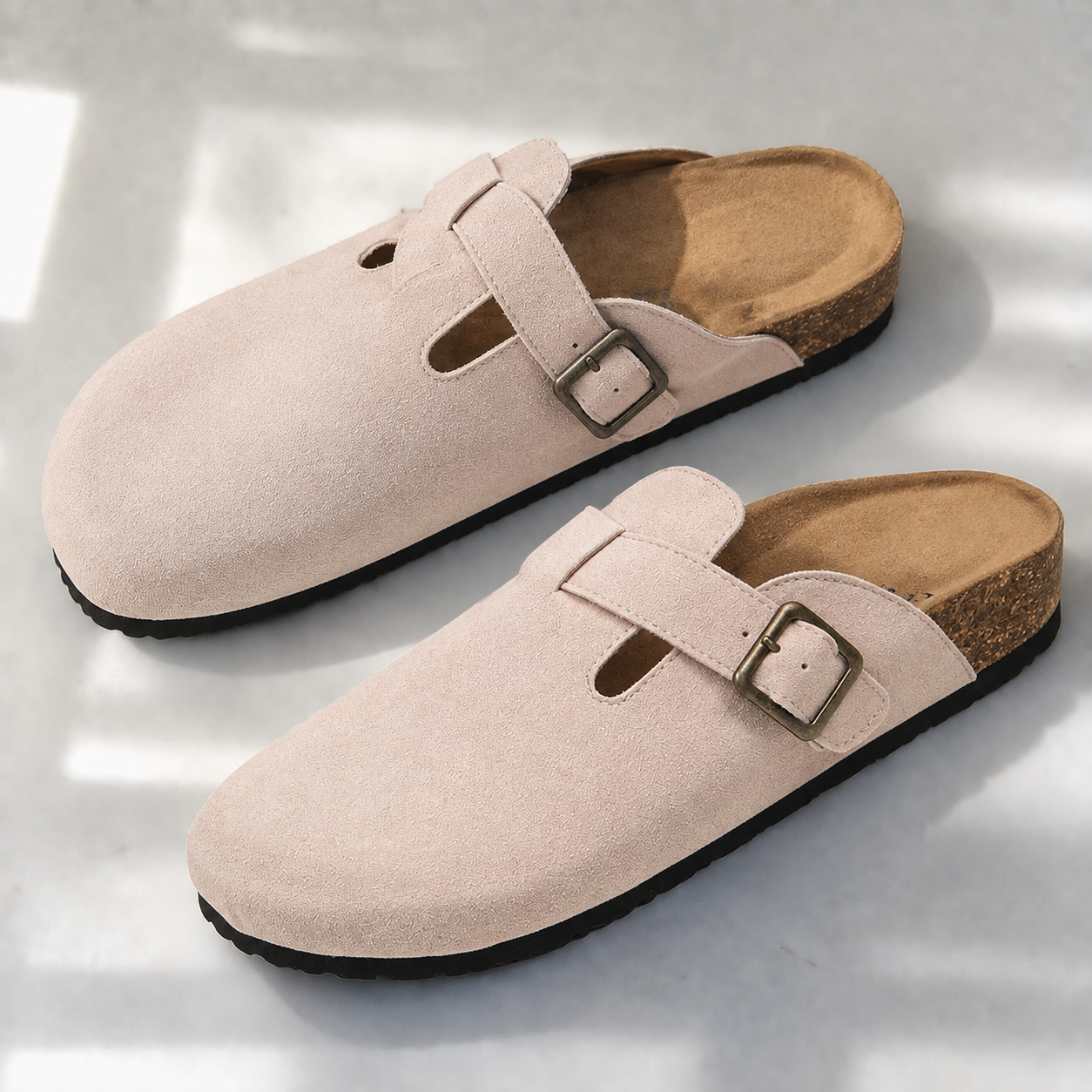 Daan - Leren Boston-sandalen voor heren