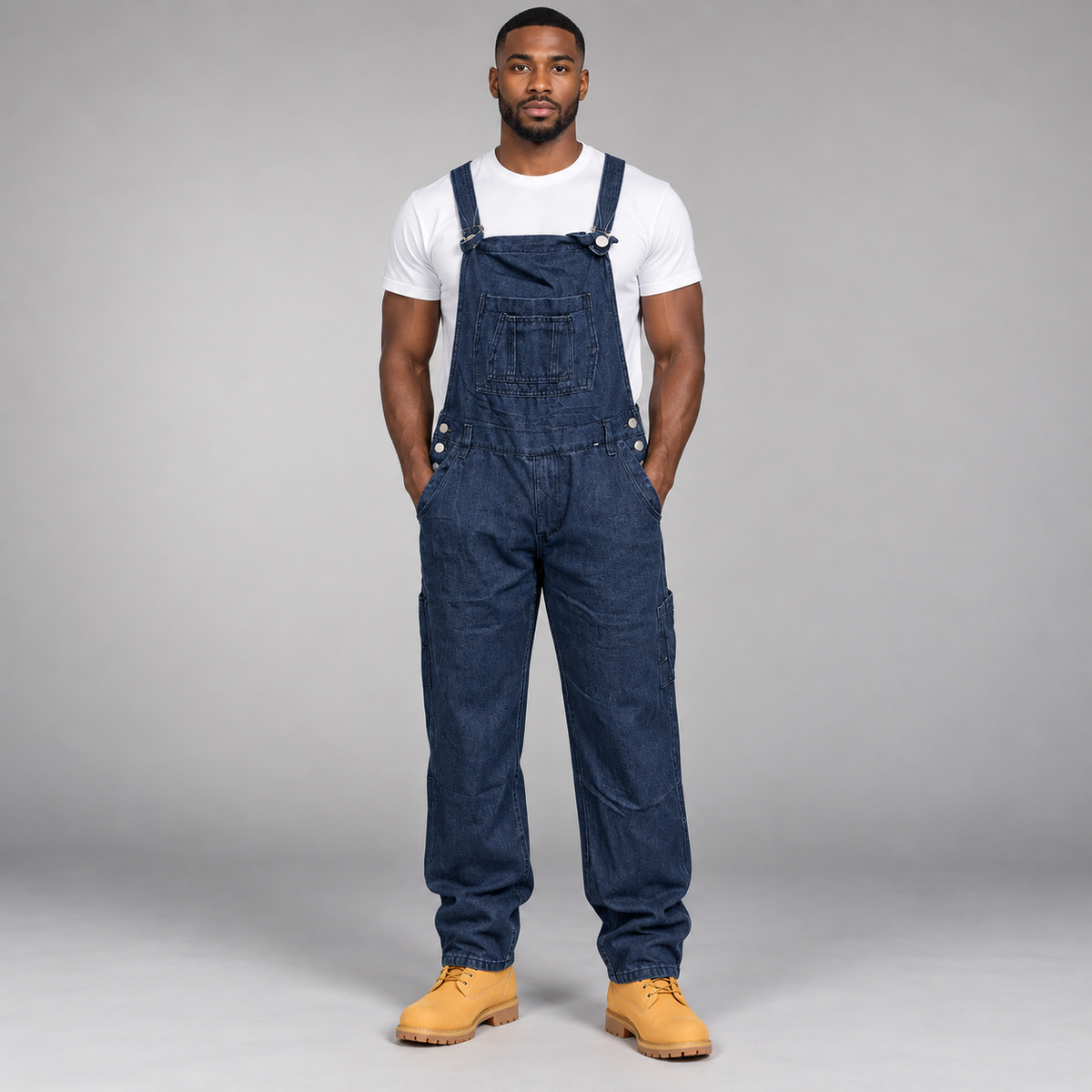 Giel - Casual denim overall voor heren