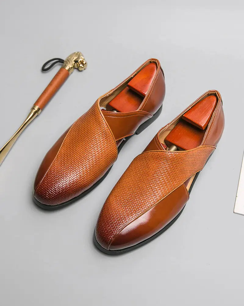 Lieke - Stijlvolle geweven loafers voor dames