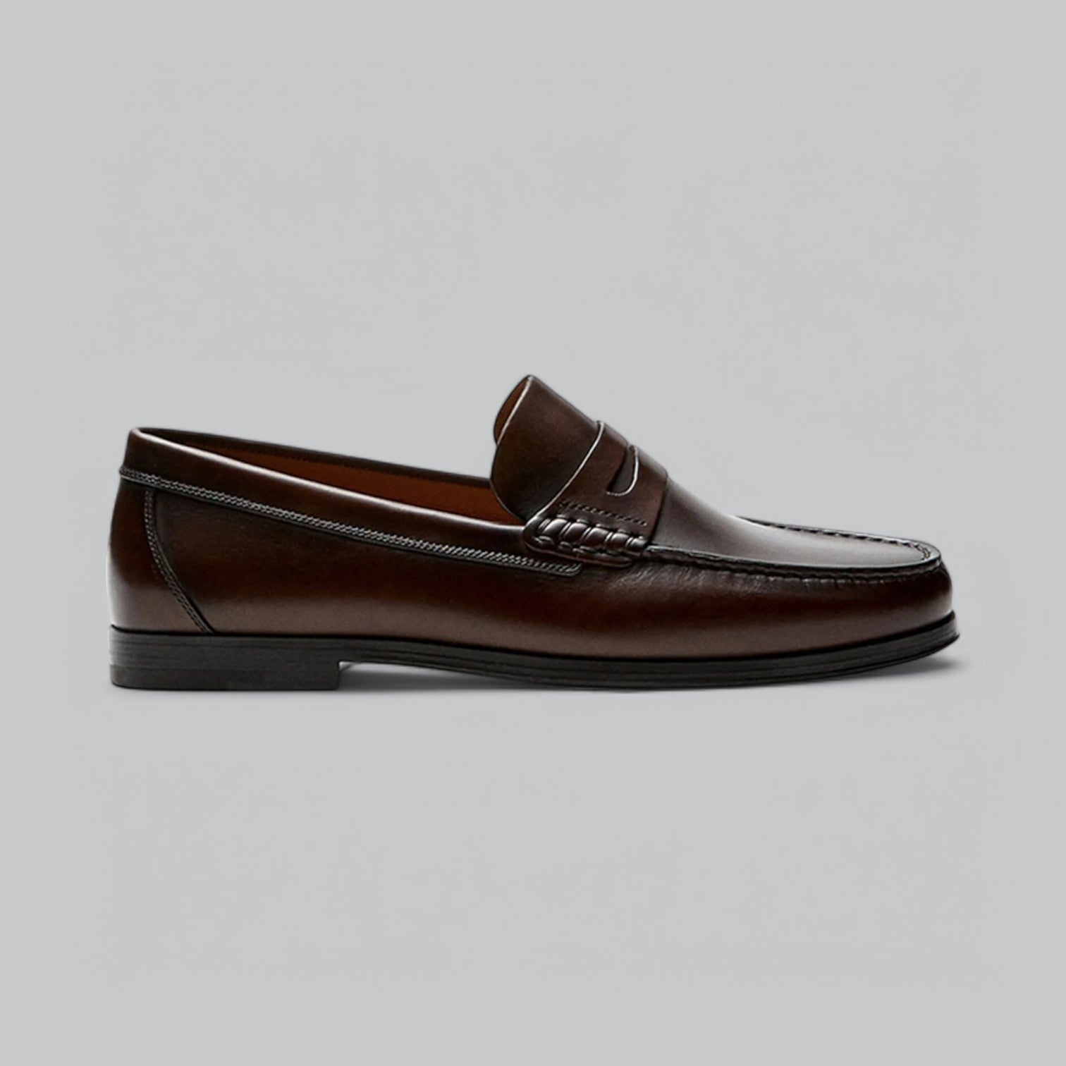 Fenna - Klassieke instap loafers met lage hak voor dames