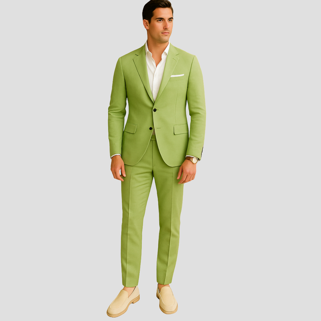 Jasper - Slim fit herenpak met rechte pijpen