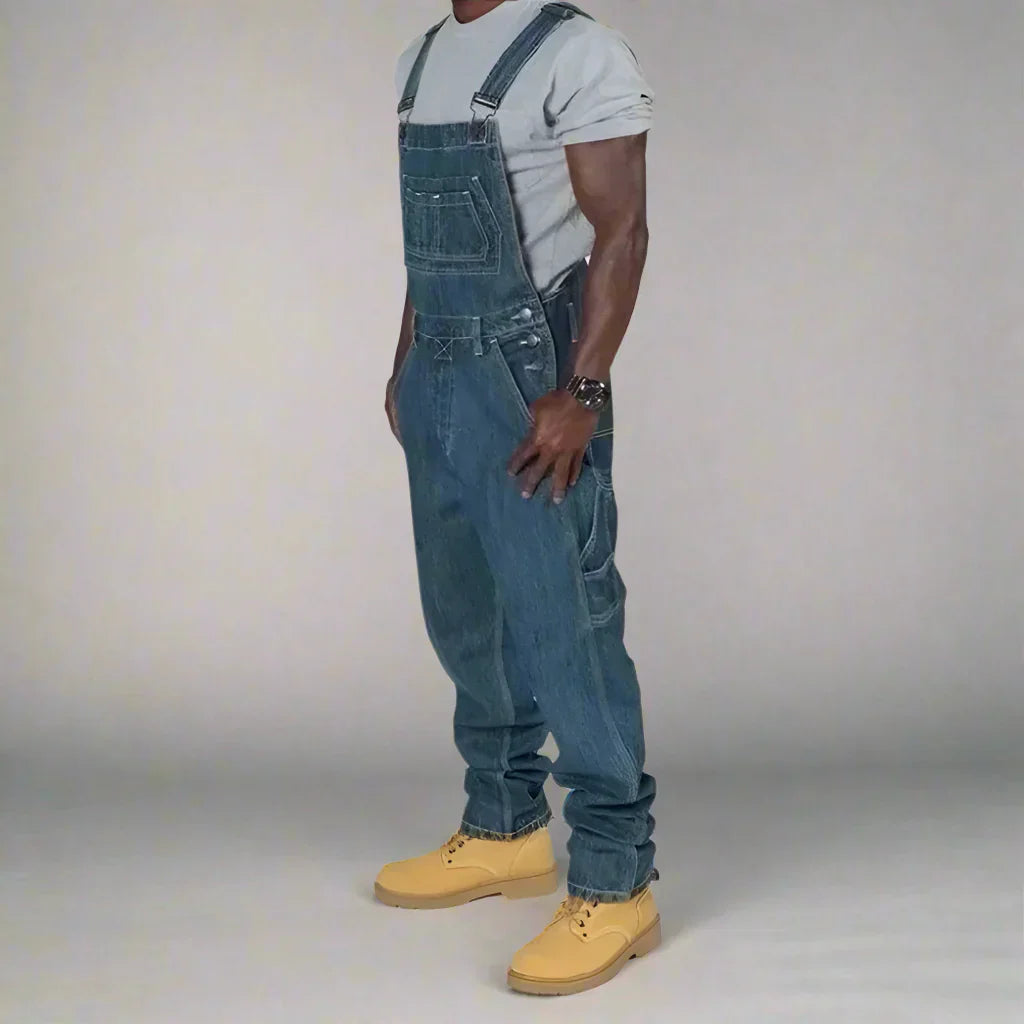 Giel - Casual denim overall voor heren