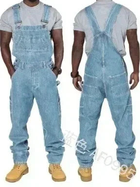 Giel - Casual denim overall voor heren