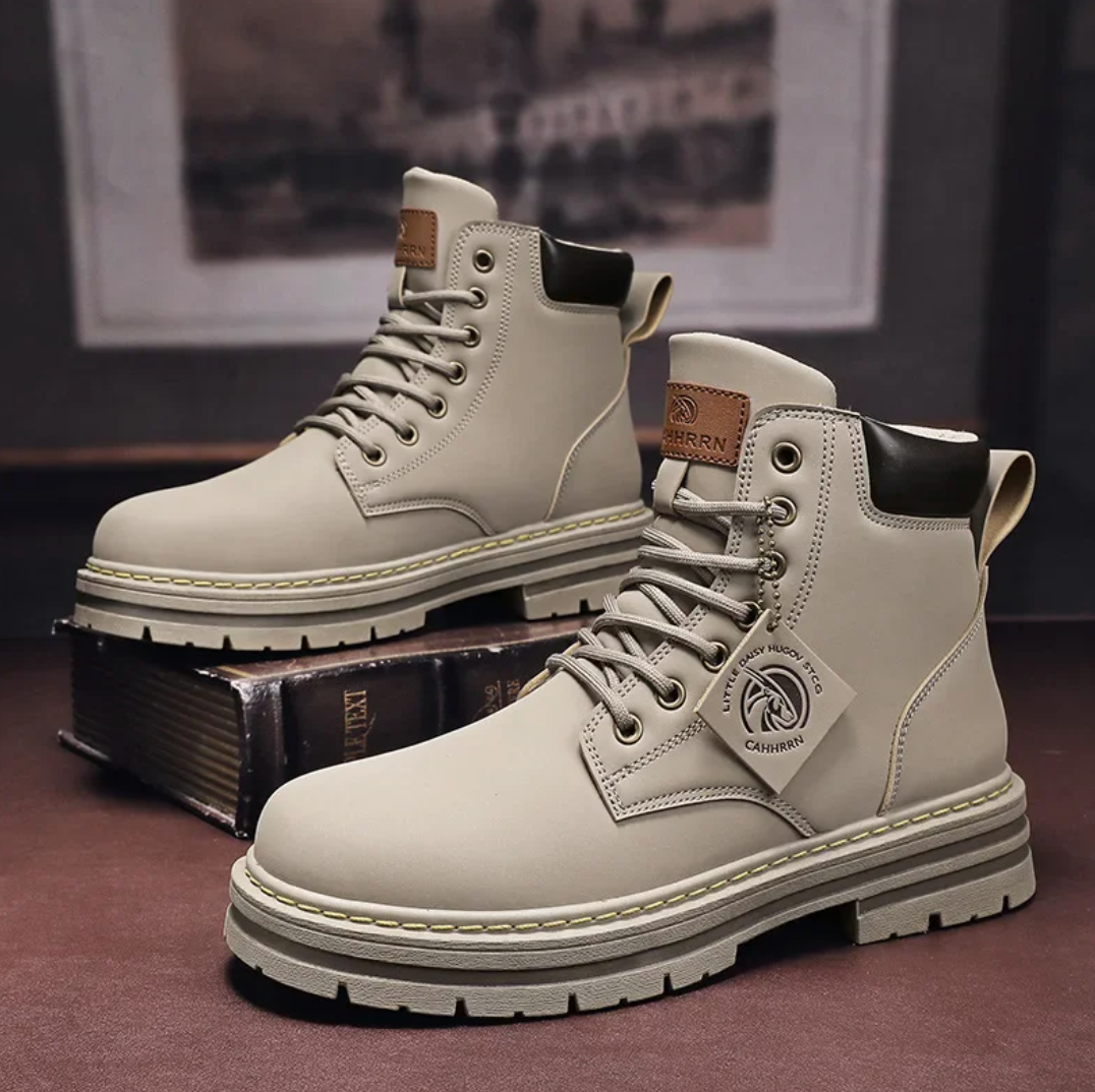 Giel - Stoere enkelhoge veterboots voor heren