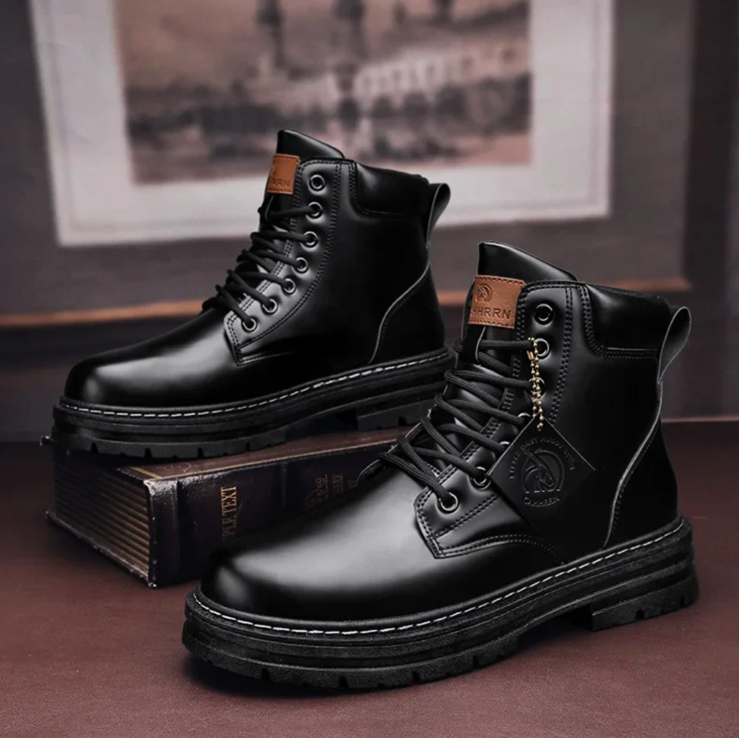 Giel - Stoere enkelhoge veterboots voor heren