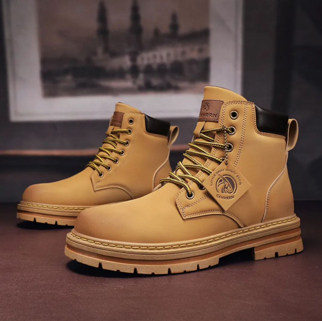 Giel - Stoere enkelhoge veterboots voor heren