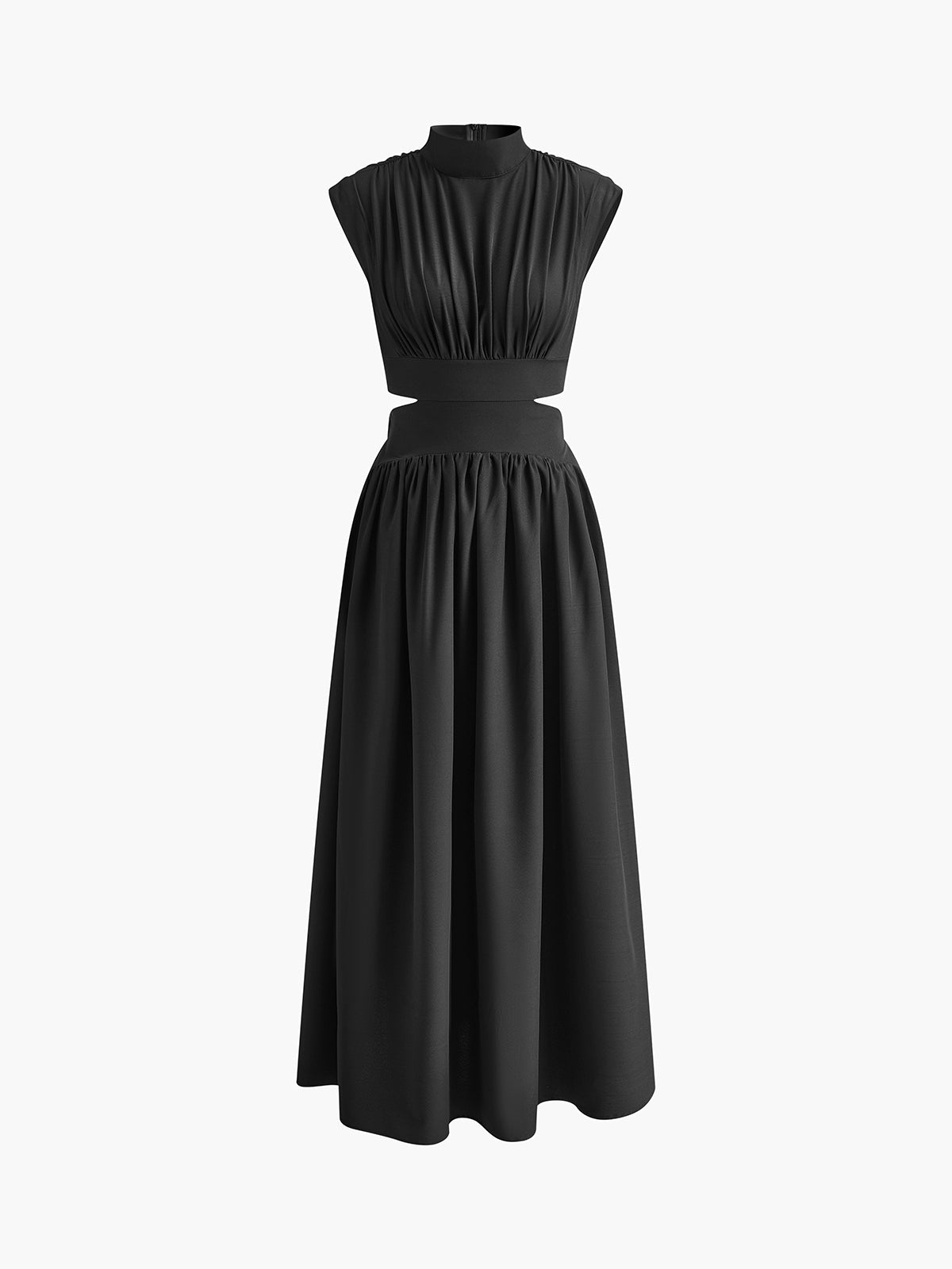 Fenna - Elegante plissé maxi jurk voor dames