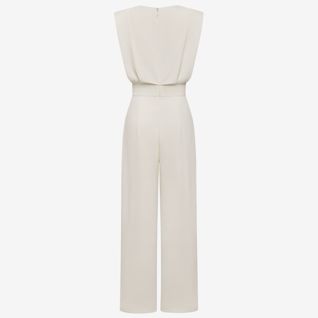 Anouk - Chique jumpsuit met verstevigde schouders voor dames Close Up