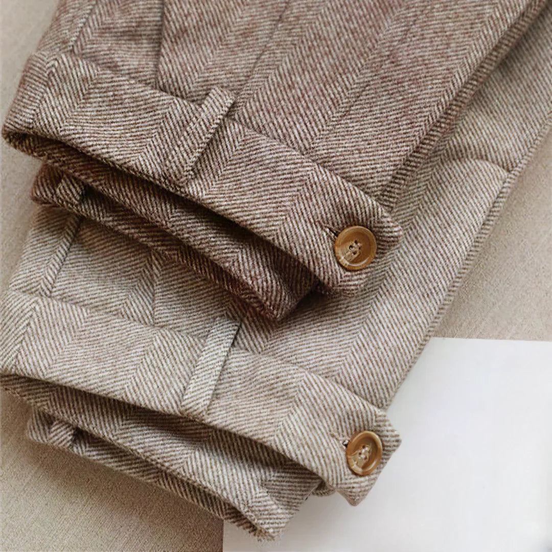 Floris - Stijlvolle pantalon met hoge taille voor heren