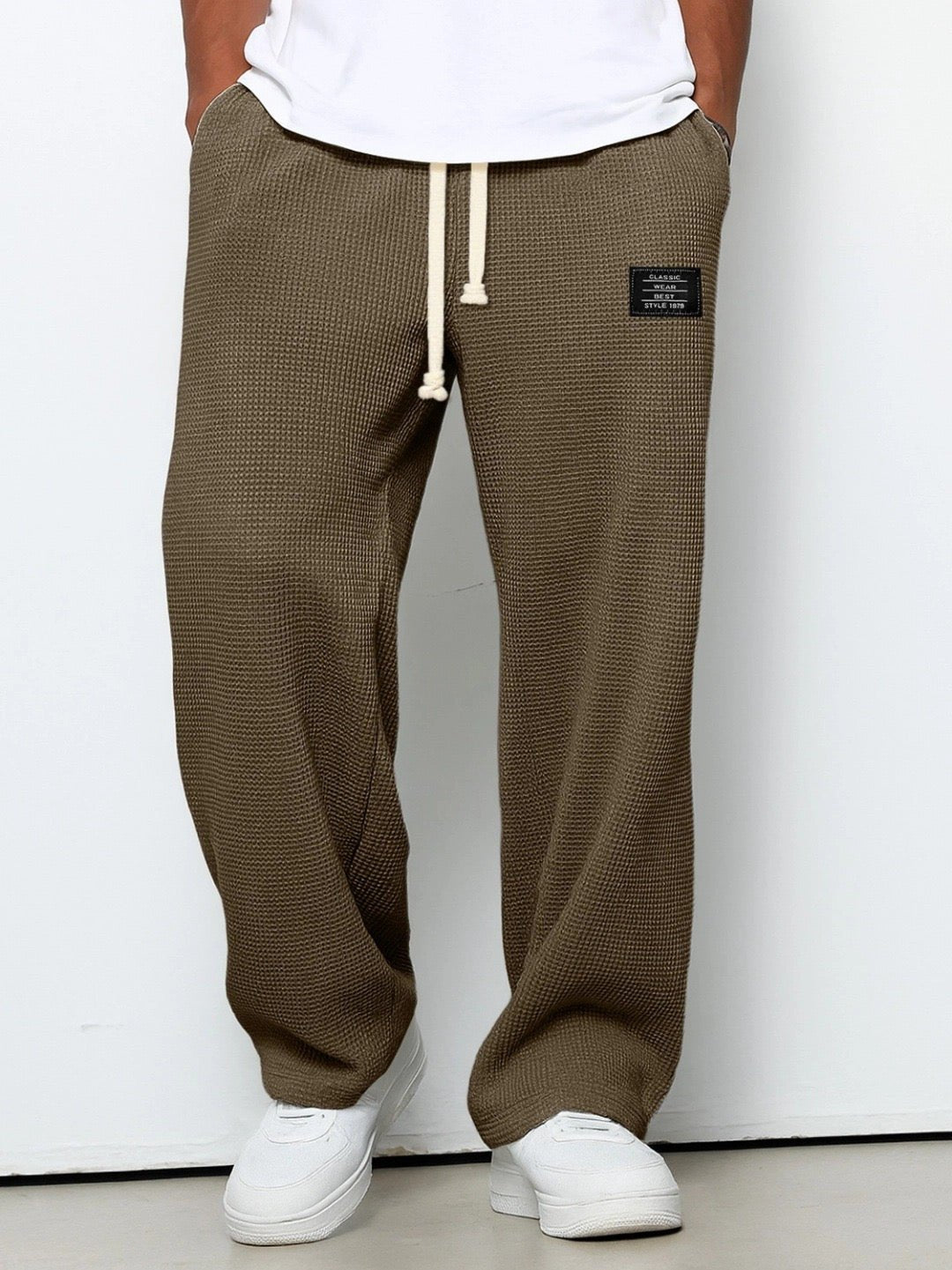Daan - Casual joggingbroek met elastische taille voor heren Angle