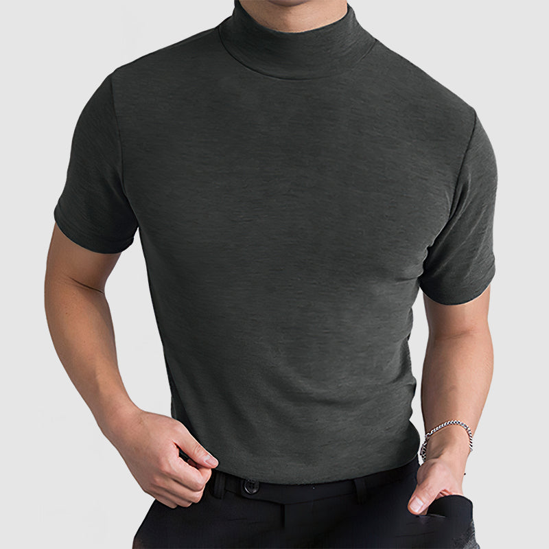 Mees - Stijlvol slim fit shirt met geribde kraag voor heren