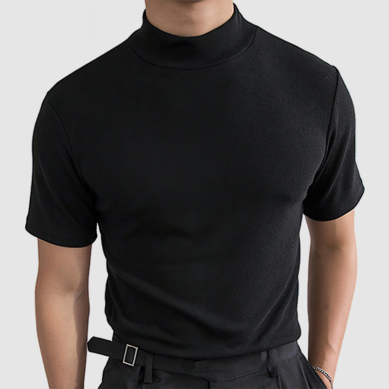 Mees - Stijlvol slim fit shirt met geribde kraag voor heren