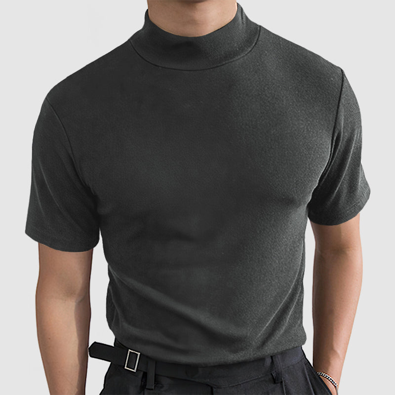 Mees - Stijlvol slim fit shirt met geribde kraag voor heren
