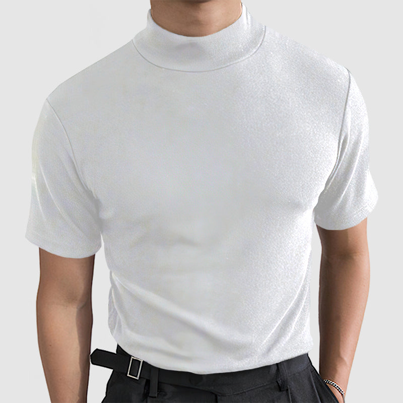Mees - Stijlvol slim fit shirt met geribde kraag voor heren