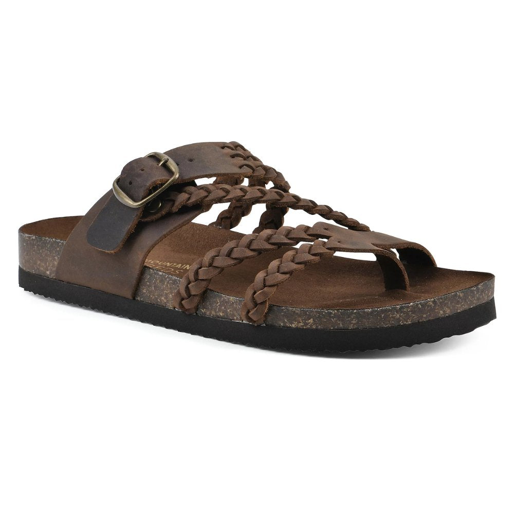 Femke - Gevlochten kurk sandalen voor dames Back