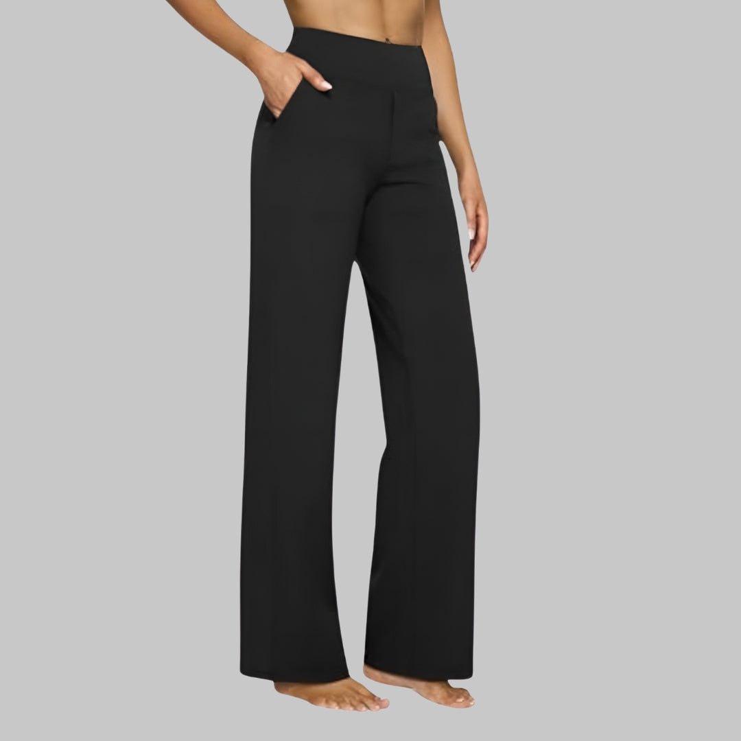 Fenna - Elegante wide leg broek met elastische taille voor dames Full