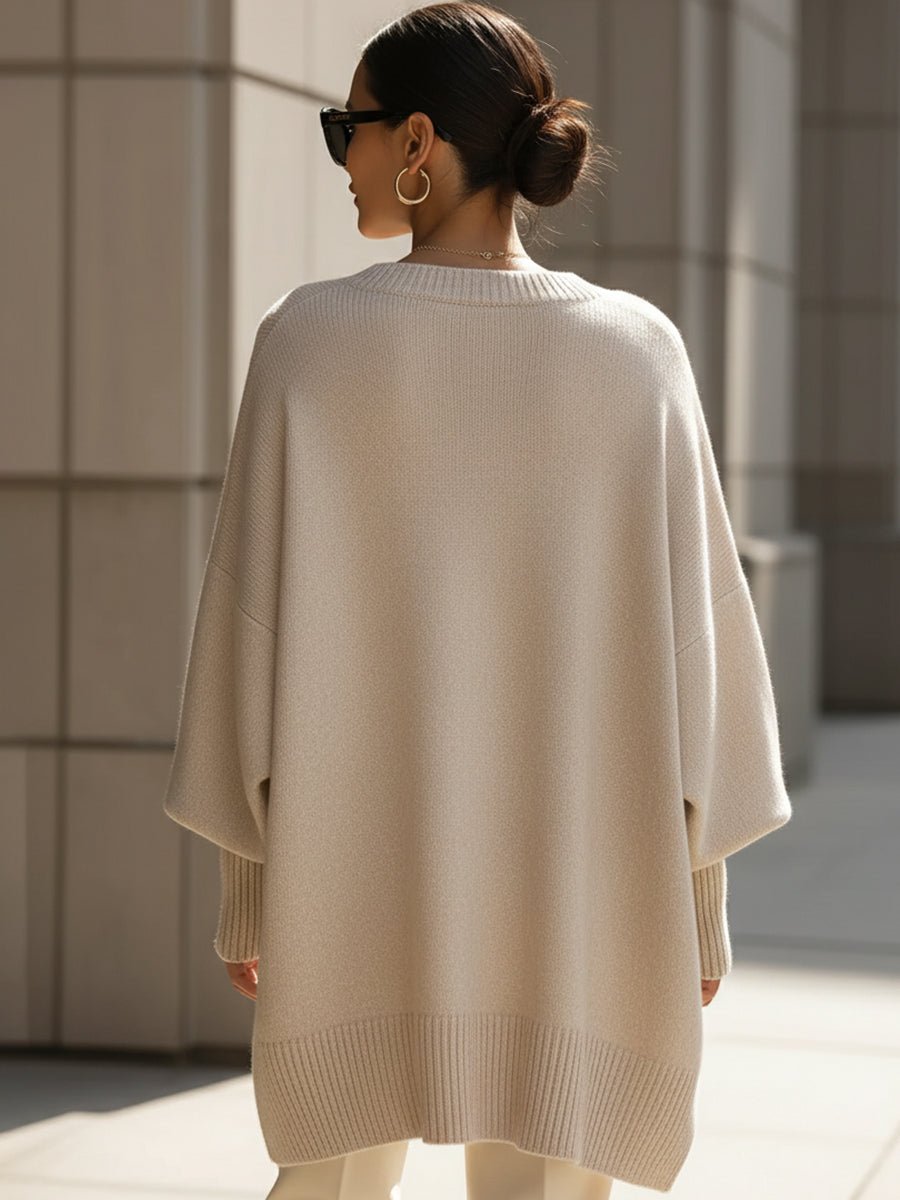 Fleur - Elegante casual pullover voor dames Side