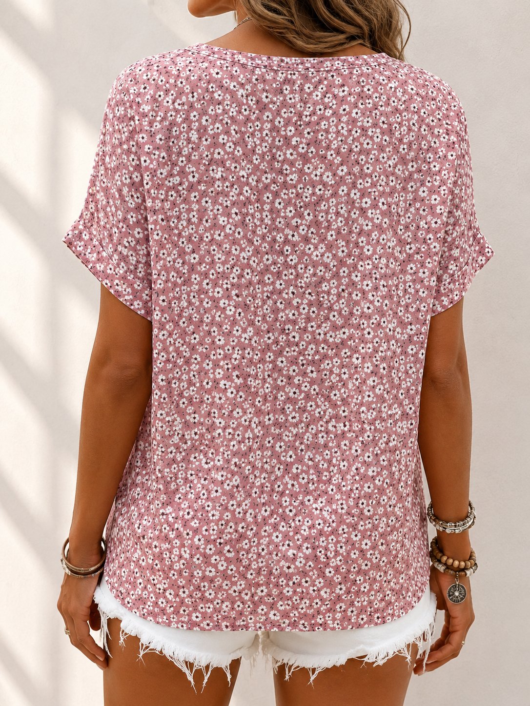 Hazel - Chique bloemige blouse met knoopsluiting voor dames Lifestyle