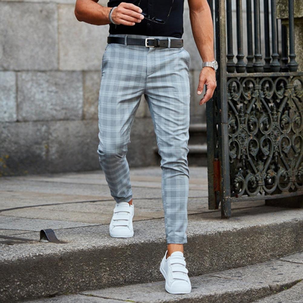 Hugo - Casual slim fit chino broek voor heren Back