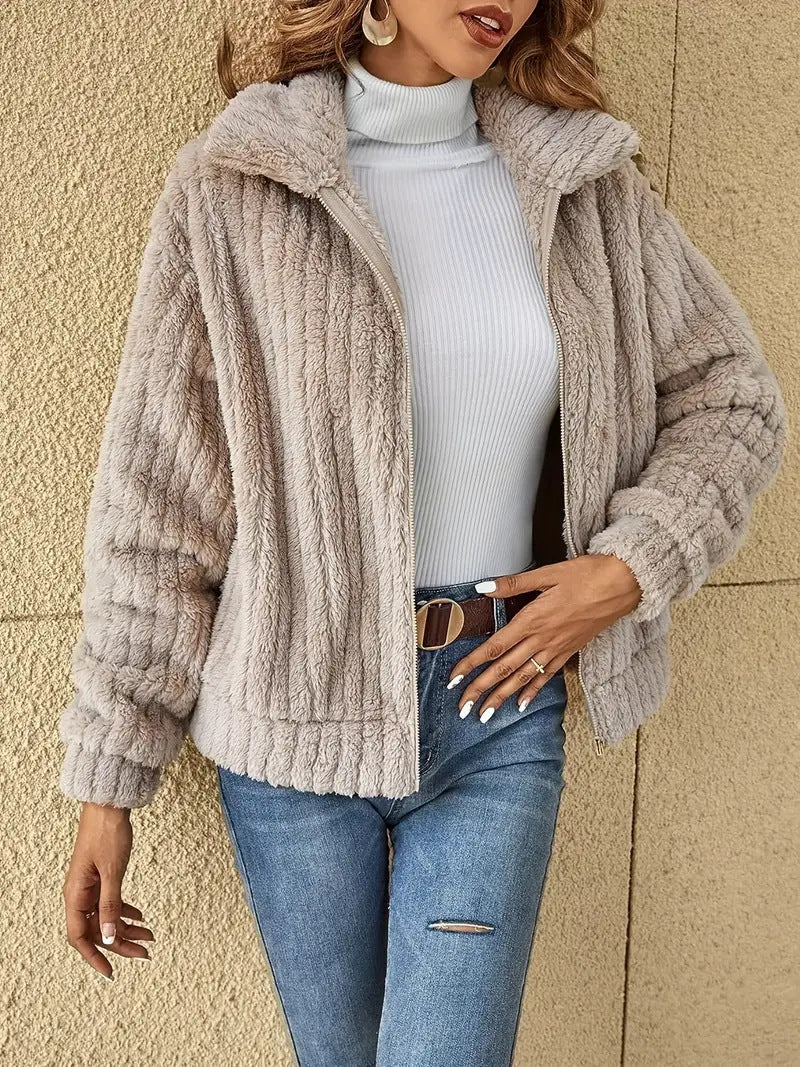 Fenna - Elegante gewatteerde gilet met rits voor dames