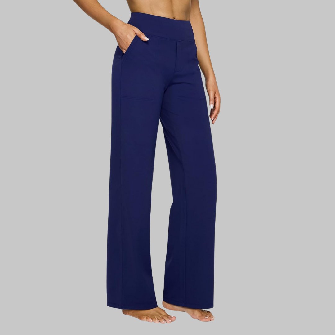 Iris - Elastische high waist stretchbroek voor dames Full