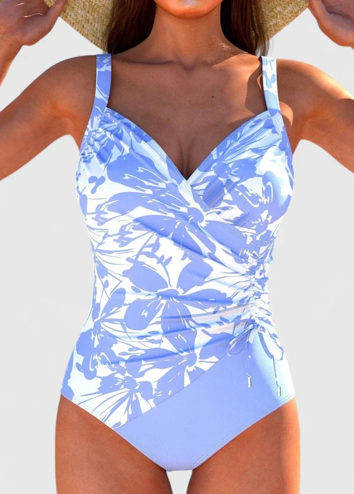 Iris - Strandse wrap badpak voor dames Detail