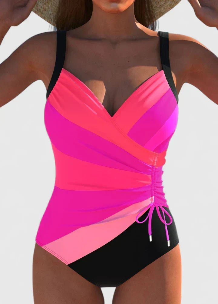Iris - Strandse wrap badpak voor dames Side