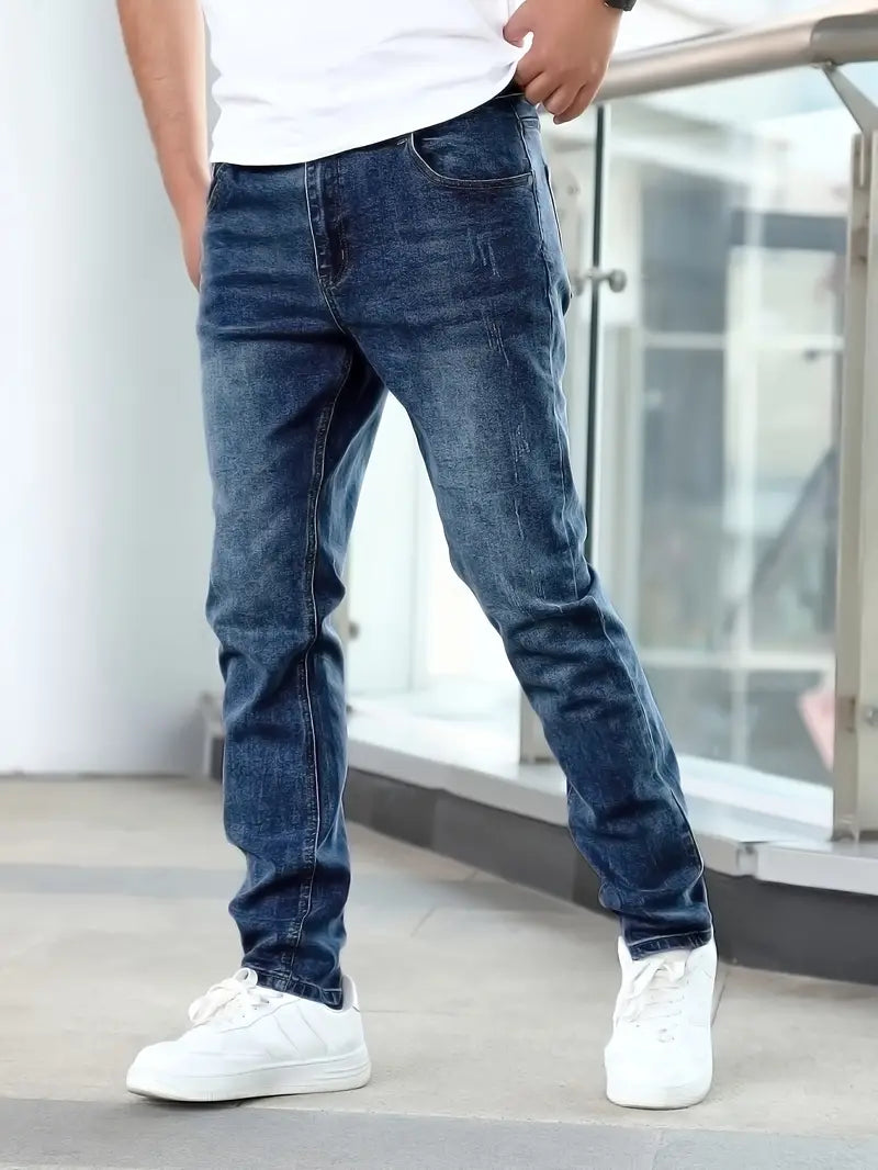 Bram - Slim fit herenjeans met zakken