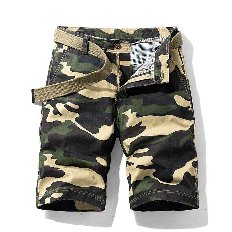Jens - Casual camouflage cargo short voor heren Back