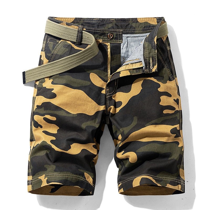 Jens - Casual camouflage cargo short voor heren Hero