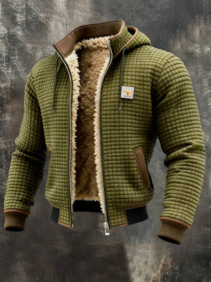 Joris - Retro outdoor jack met sherpa voering voor heren Back