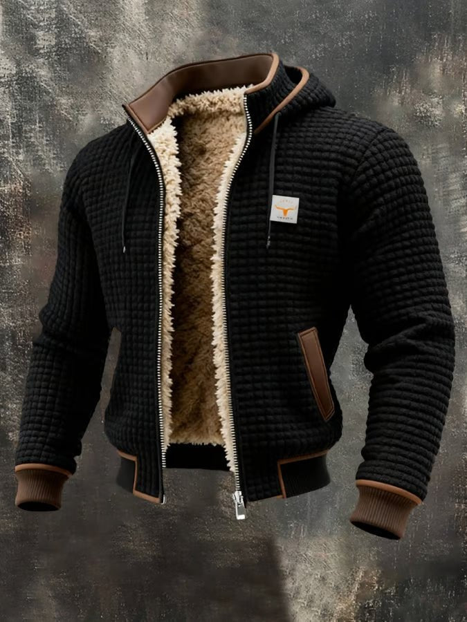 Joris - Retro outdoor jack met sherpa voering voor heren Side