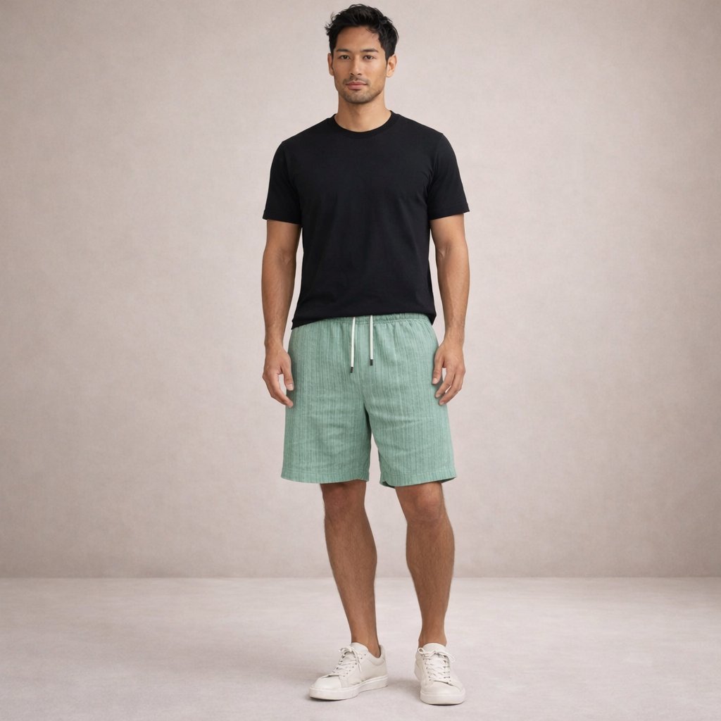 Luuk - Casual linnen korte broek voor heren View 11