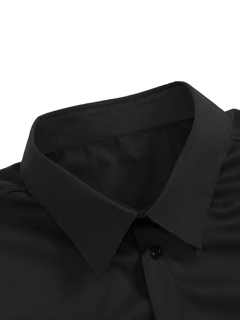 Maarten - Ademend slim fit overhemd met lange mouwen voor heren View 21