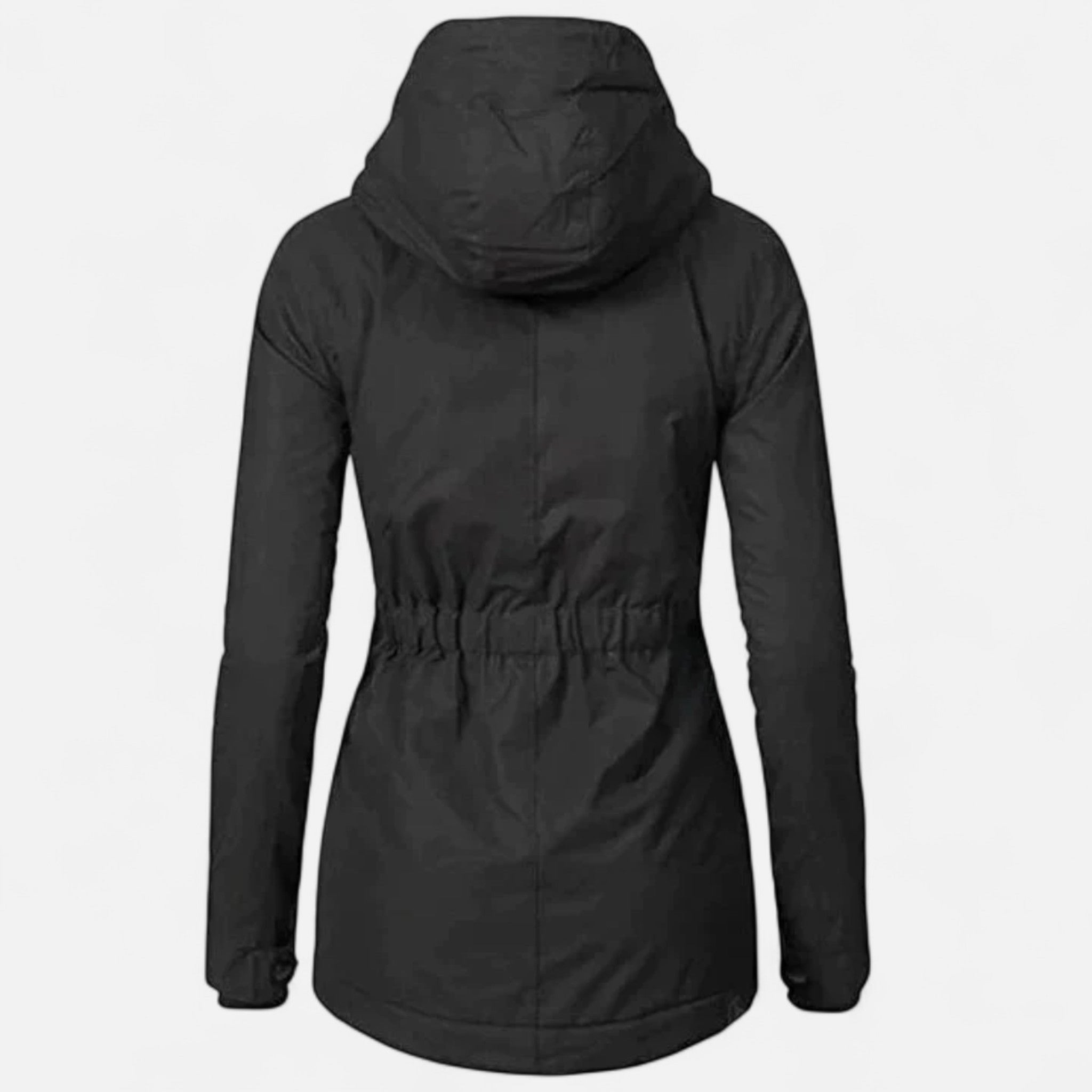 Maren - Warme gevoerde winterjas voor dames Close Up
