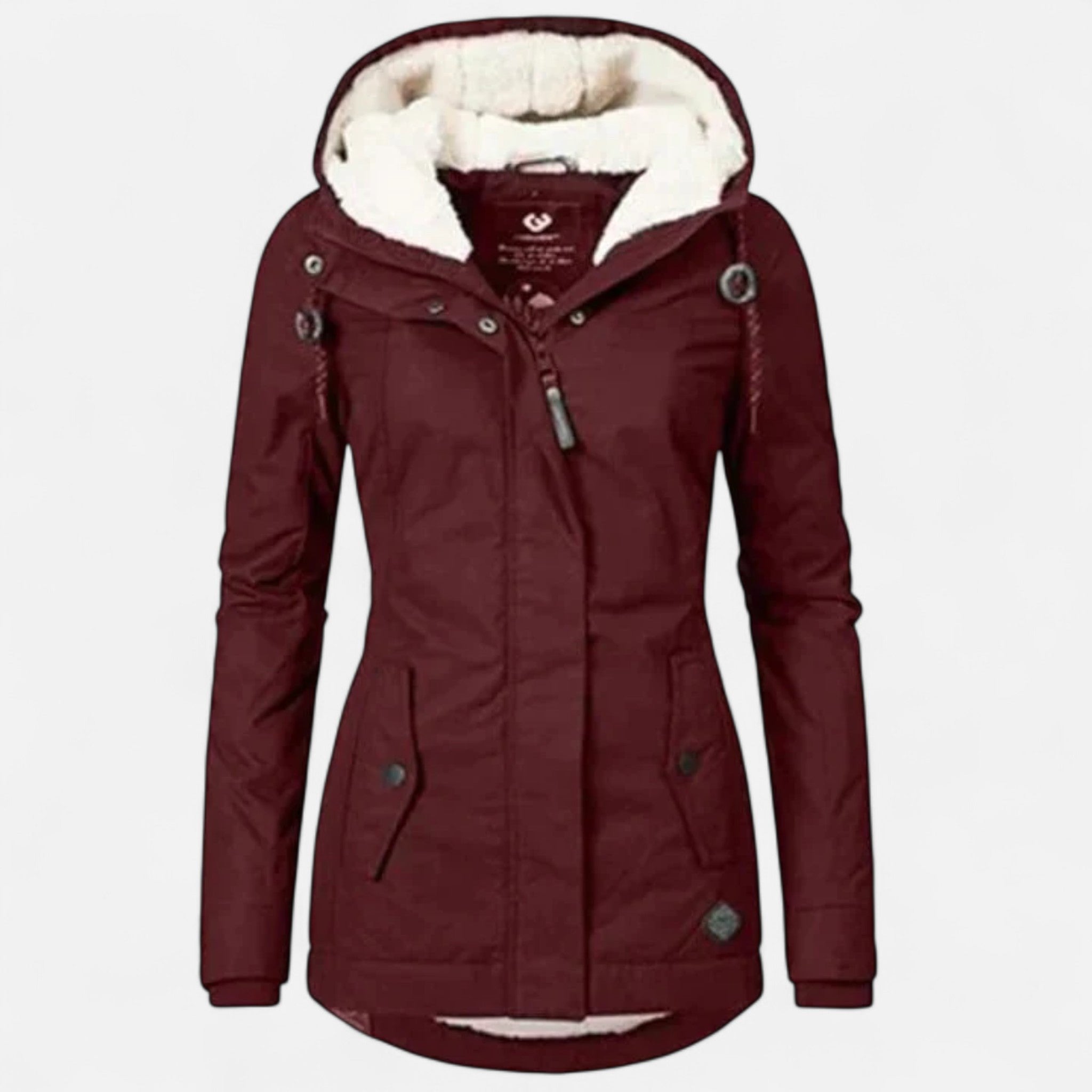 Maren - Warme gevoerde winterjas voor dames Hero