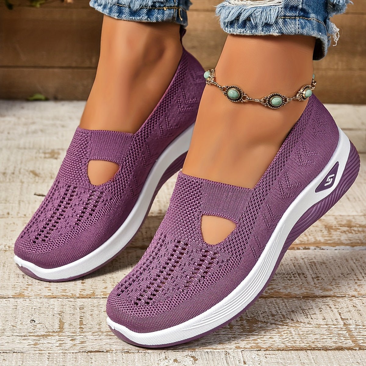 Maud - Orthopedische anti-slip loafers voor dames Detail