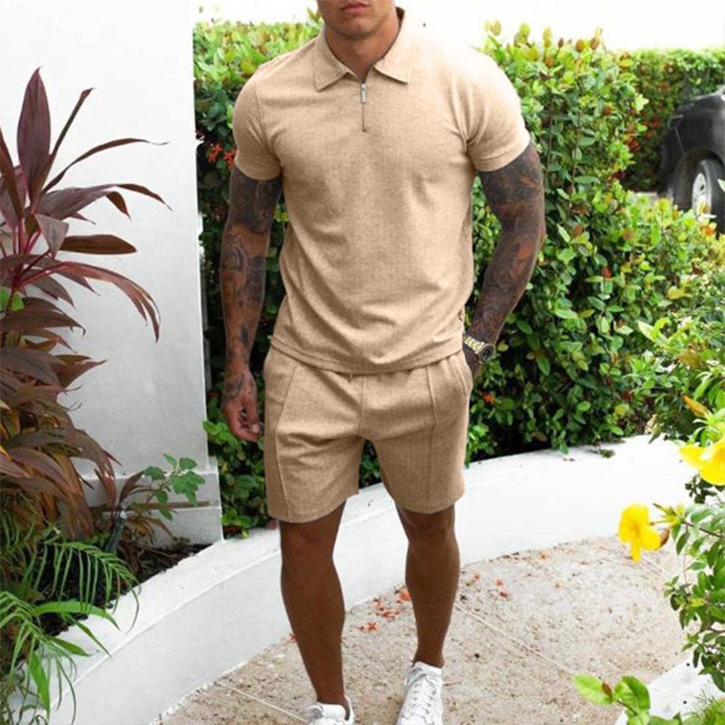 Mees - Zomerse polo & short set voor heren Front