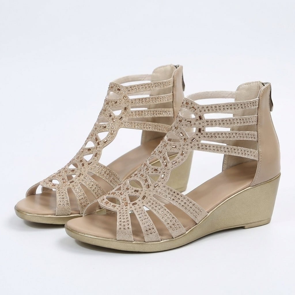 Merel - Elegante sandalen met wedgehak voor dames Full