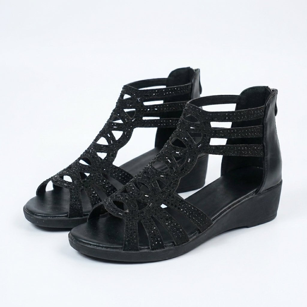 Merel - Elegante sandalen met wedgehak voor dames View 12