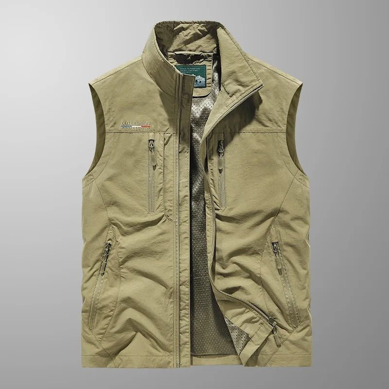 Ruben - Luchtige outdoor bodywarmer met rits voor heren View 13