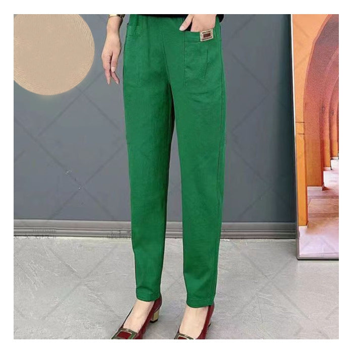 Lieke - Katoenen tapered broek voor dames