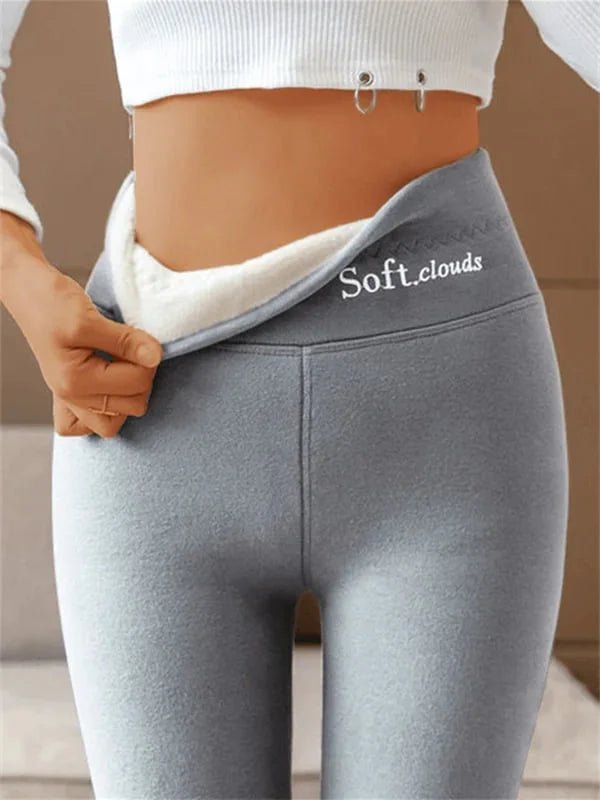 Tessa - Warme comfortabele leggings met binnenvoering voor dames Back