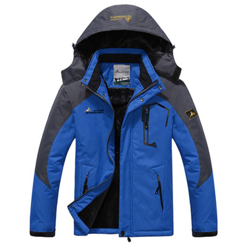 Teun - Waterdichte gewatteerde parka met capuchon voor heren Front