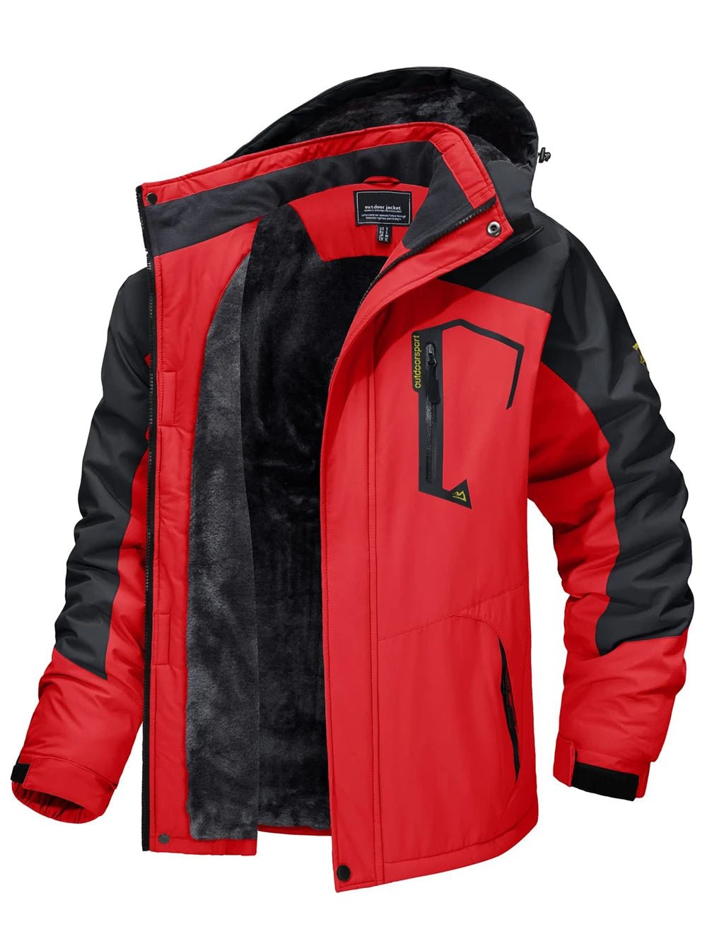 Teun - Waterdichte gewatteerde parka met capuchon voor heren Full