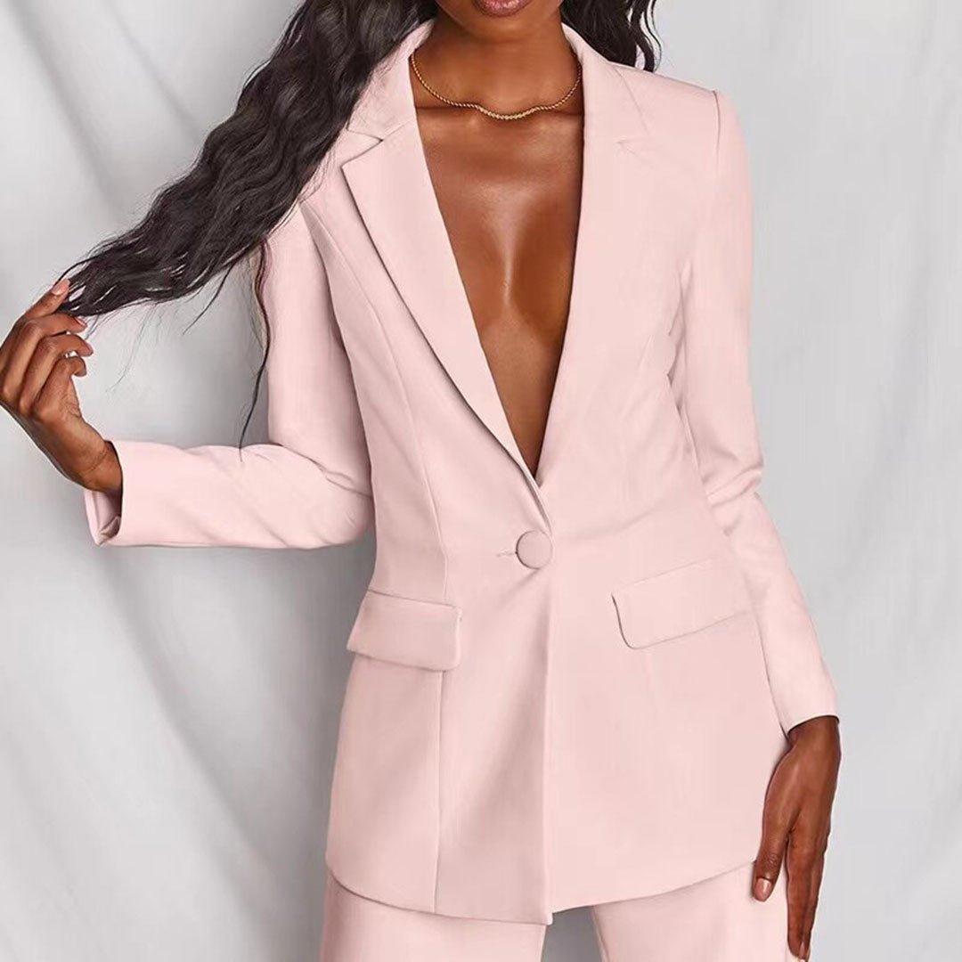 Vera - Chique blazer en broek set voor dames Angle