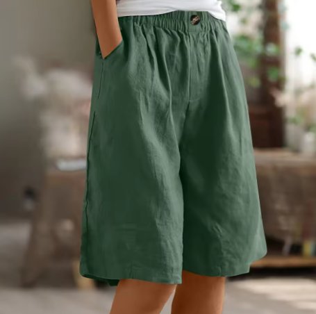 Vera - Wijde shorts met elastische taille voor dames Alternate