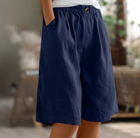 Vera - Wijde shorts met elastische taille voor dames Lifestyle