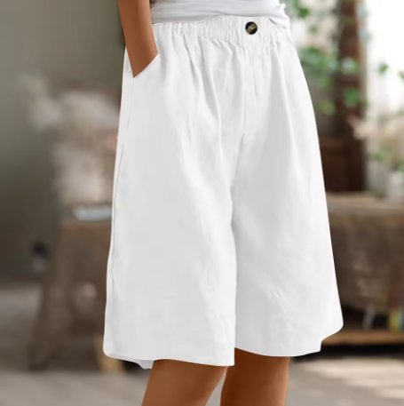 Vera - Wijde shorts met elastische taille voor dames View 12