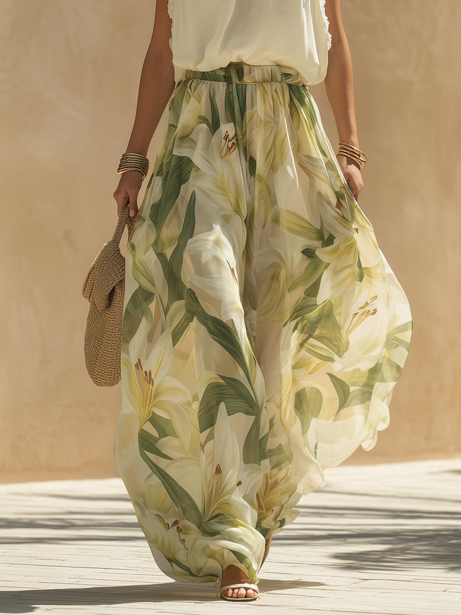 Wies - Vloeiende zomerset met bloemenprint voor dames Lifestyle
